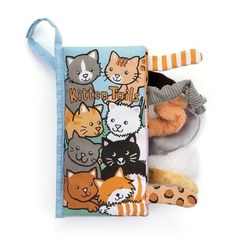 Jellycat „Kitten Tails" Książeczka Sensoryczna dla Dzieci