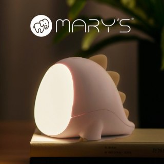 MARY'S MW20533 Lampka nocna led Dino różowy