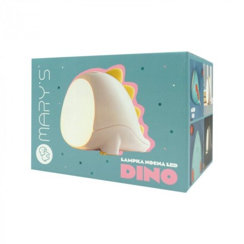 MARY'S MW20533 Lampka nocna led Dino różowy