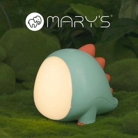 MARY'S MW20534 Lampka nocna led Dino zielony