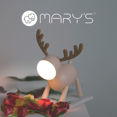 MARY'S MW20536 Lampka nocna led Jelonek beżowy