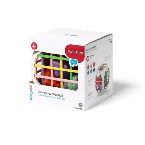 Babyono Zabawka sensoryczna CUBE BOX