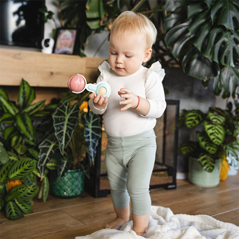 Babyono Grzechotka BARBELL