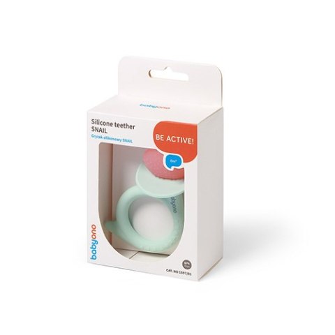 Babyono Gryzak silikonowy SNAIL