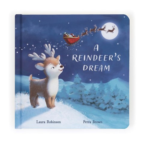 Jellycat „A Reindeer's Dream" Książeczka dla Dzieci