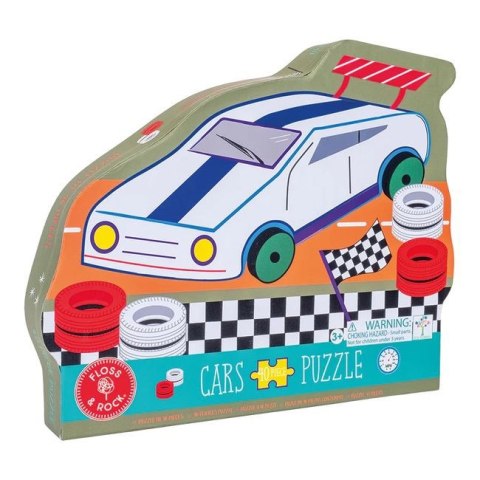 Floss & Rock Samochody Puzzle 40 elementów
