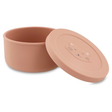 Silikonowy pojemnik na przekąski z pokrywką - Kot