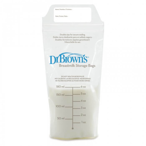 Dr.Browns S4005 Woreczki do przechowywania pokarmu 25 szt.