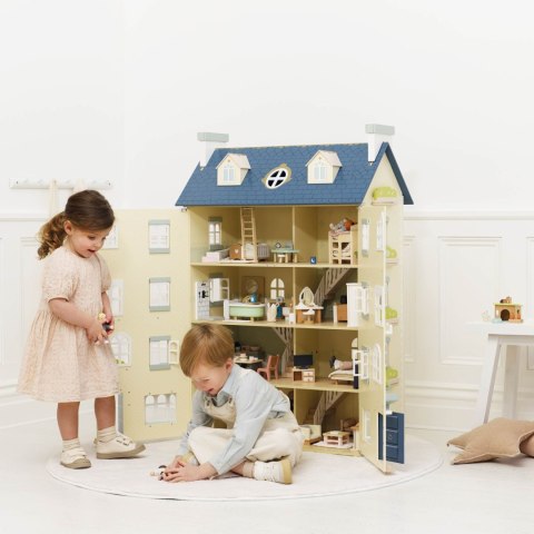 Drewniany domek duży dla lalek Palace zabawka, domek XXL Le Toy Van