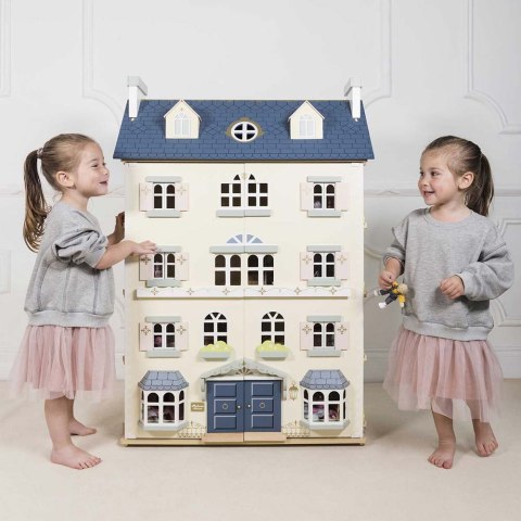 Drewniany domek duży dla lalek Palace zabawka, domek XXL Le Toy Van