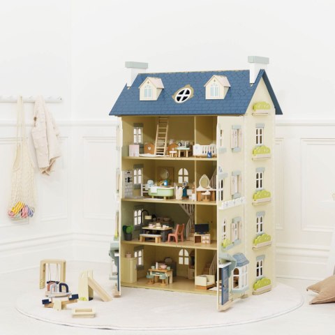 Drewniany domek duży dla lalek Palace zabawka, domek XXL Le Toy Van