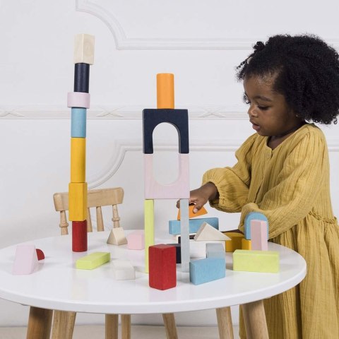 Drewniane klocki zestaw 60 sztuk zabawka edukacyjna dla dzieci, Le Toy Van
