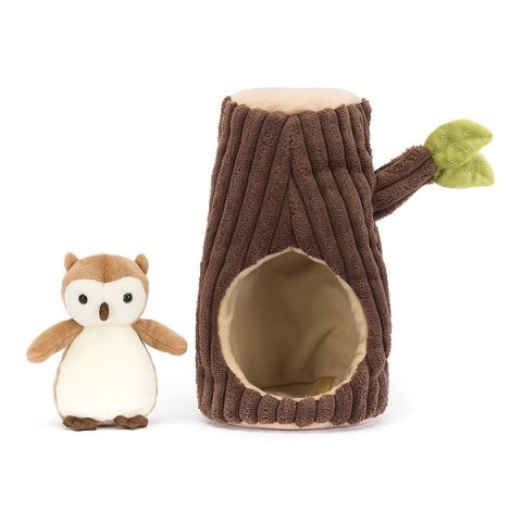 Jellycat Leśny Domek Dziupla Sówka 18 cm