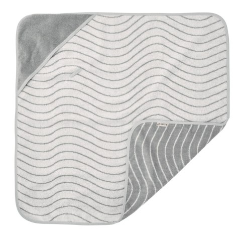 LEANDER - ręcznik z kapturem, Woodland, Cool Grey
