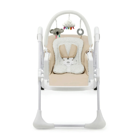 Kinderkraft Krzesełko do karmienia TUMMIE 2w1 beige