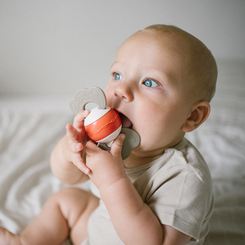 Babyono Grzechotka z gryzakiem
