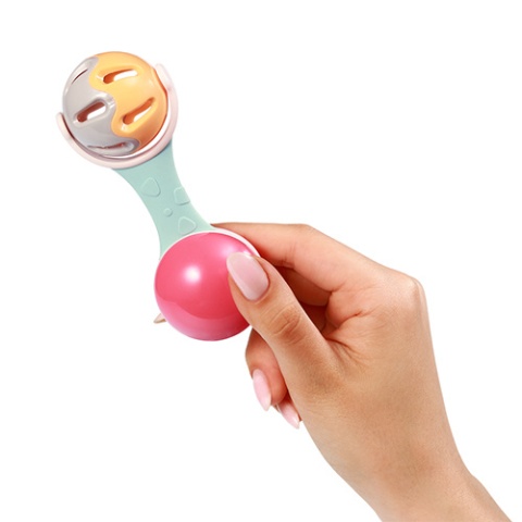 Babyono Grzechotka z gryzakiem
