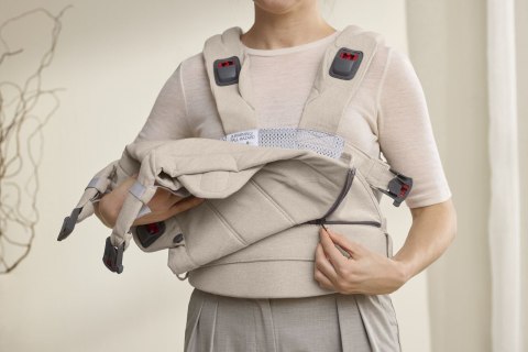 BABYBJORN - nosidełko Harmony, Woven Jasny Beż melanż