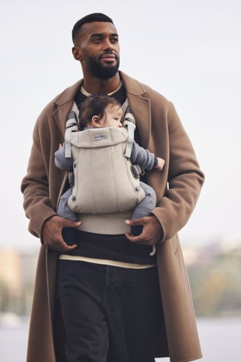 BABYBJORN - nosidełko Harmony, Woven Jasny Beż melanż