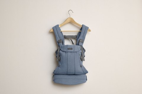BABYBJORN - nosidełko Harmony, Woven Niebieski melanż