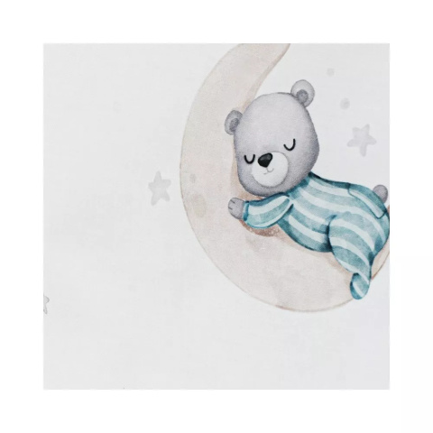 Pościel 2 el. - Komplet poszewek bawełna 90x120 + 40x60 Misie