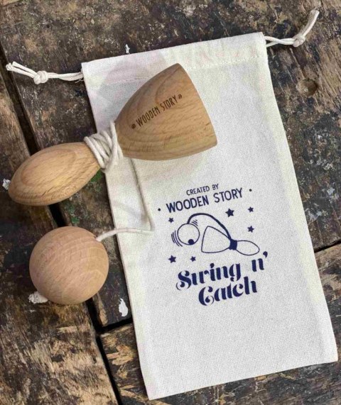 Wooden Story Drewniana Gra Huśtaj i Łap