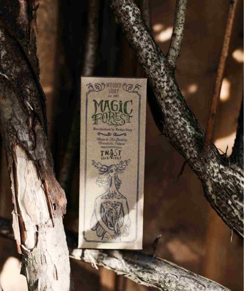Wooden Story Drewniana Układanka Obracanka Magic Forest - Kolorowa