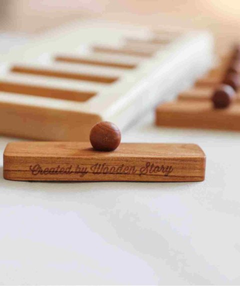 Wooden Story Drewniana Układanka Puzzle Klocki Szerokie i Wąskie