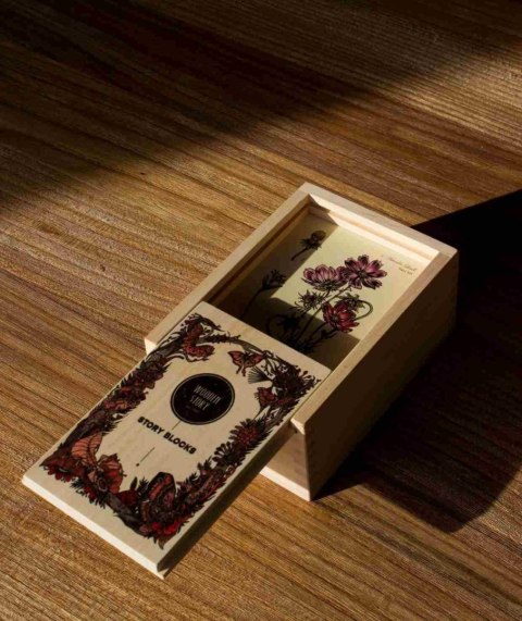 Wooden Story Drewniane Klocki Życie Pszczoły Rośliny Miododajne