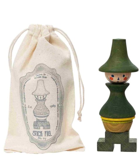 Wooden Story Układanka LALA Stick Fig No.07 - Kolorowa
