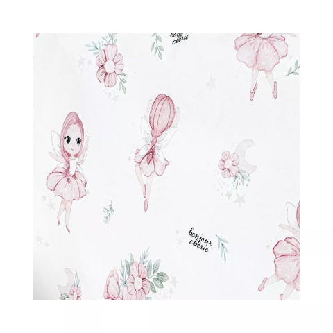 Pościel 2 el. - Komplet poszewek bawełna 90x120 + 40x60 Wróżki