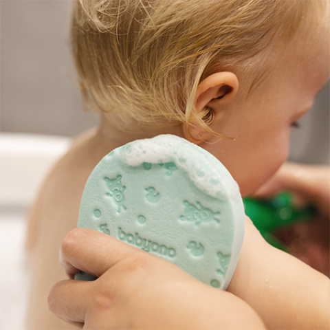 Babyono Gąbka kąpielowa dla dzieci i niemowląt