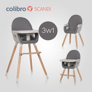 Colibro Krzesełko do karmienia Scandi Onyx