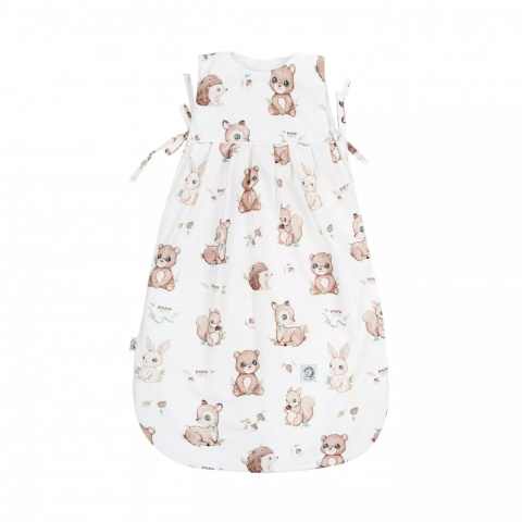 Śpiworek niemowlaka Duży bawełniany 6-18 m 2,5 tog Las