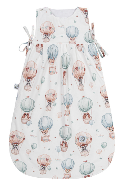 Śpiworek niemowlaka Duży bawełniany 6-18 m 2,5 tog Pieski