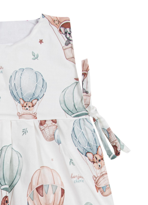 Śpiworek niemowlaka Duży bawełniany 6-18 m 2,5 tog Pieski