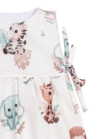 Śpiworek niemowlaka Duży bawełniany 6-18 m 2,5 tog Safari