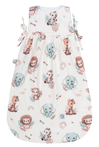 Śpiworek niemowlaka Duży bawełniany 6-18 m 2,5 tog Safari
