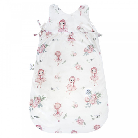 Śpiworek niemowlaka Duży bawełniany 6-18 m 2,5 tog Wróżki