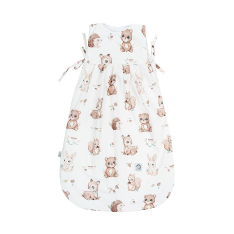 Śpiworek niemowlaka Duży bawełniany 6-18 m 2,5 tog Las