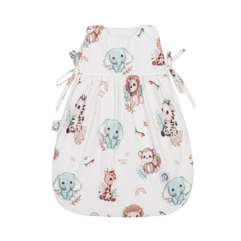 Śpiworek niemowlaka bawełniany Mały 0-6 M 2,5 tog Safari