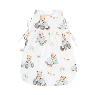Śpiworek niemowlaka bawełniany Mały 0-6 M 2,5 tog Traktory