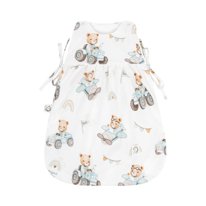 Śpiworek niemowlaka bawełniany Mały 0-6 M 2,5 tog Traktory
