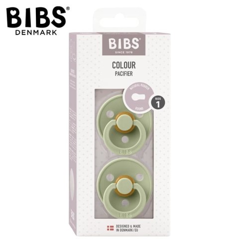 Bibs Smoczek uspokajający Duo Colours Sage S