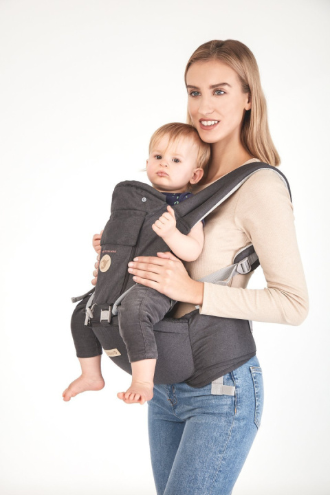 Colibro Nosidełko ergonomiczne z siodełkiem biodrowym Honey Onyx