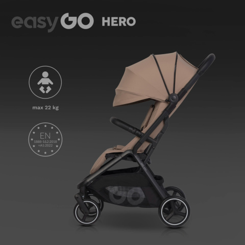 Wózek dziecięcy EasyGo Hero Golden Beżowy