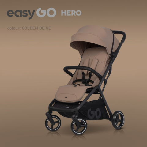Wózek dziecięcy EasyGo Hero Golden Beżowy
