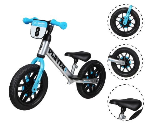 Qplay Rowerek biegowy Player blue