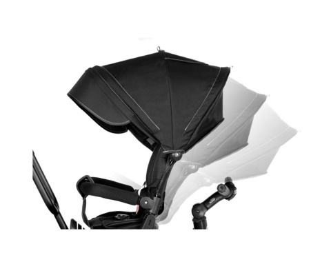 Qplay Rowerek trójkołowy Premium Black 6w1