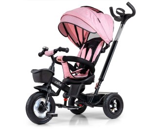 Rowerek trójkołowy 5w1 Milly Mally Movi black pink